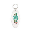 Plant Lady Keychain: White