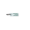 Please Don’t Do Coke Off My Keys - Acrylic Key Tag: White/Green