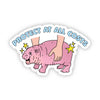 ’Protect At All Costs’ Moo Deng Hippo Sticker