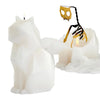 PyroPet Kisa Cat Candle - White - Unscented - Candle