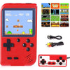 Retro Game 400 Built-in Games Portable Game For Gifts Kids: Red