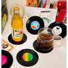 Retro Vinyl Record Drink Coaster Set - 6pcs Great Gift Idea