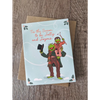 Season to be Jolly and Joyous - Muppet Christmas Carol Card: Brown (kraft) self seal envelope / Clear plastic
