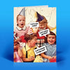 Steal a Cop Car Birthday Card