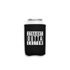 Straight Outta CUSTOM CITY - Can Cooler: Black