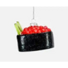 Sushi Ornament - Oval wrapped in seaweed - Holiday
