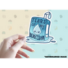 Tears of my Depression Vinyl Sticker - Stickers