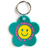 The Horrors Persist But So Do I Flower Shaped Vinyl Keychain