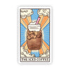 ’The Iced Coffee’ Tarot Card Sticker