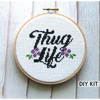 Thug Life Cross Stitch Kit - Cross Stitch