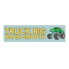 Truck Big Brain Smooth: Bumper Sticker