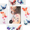 Watercolor Butterflies Set - Temporary Tattoos