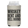 Whiskey Bent and Hell Bound Western Full Color Can Cooler - Can Koozie