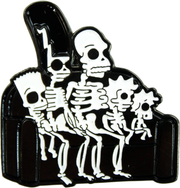 Enamel Pin - The Simpsons Skeletons Couch Gag