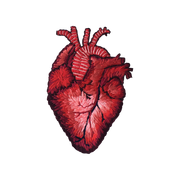 Stitched Heart Tattoo Pair
