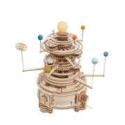 3D Wooden Puzzle: Mechanical Orrery