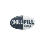 Chill Pill Hook Pillow - Dark Gray