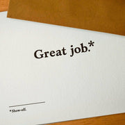 Great Job Congratulations Card